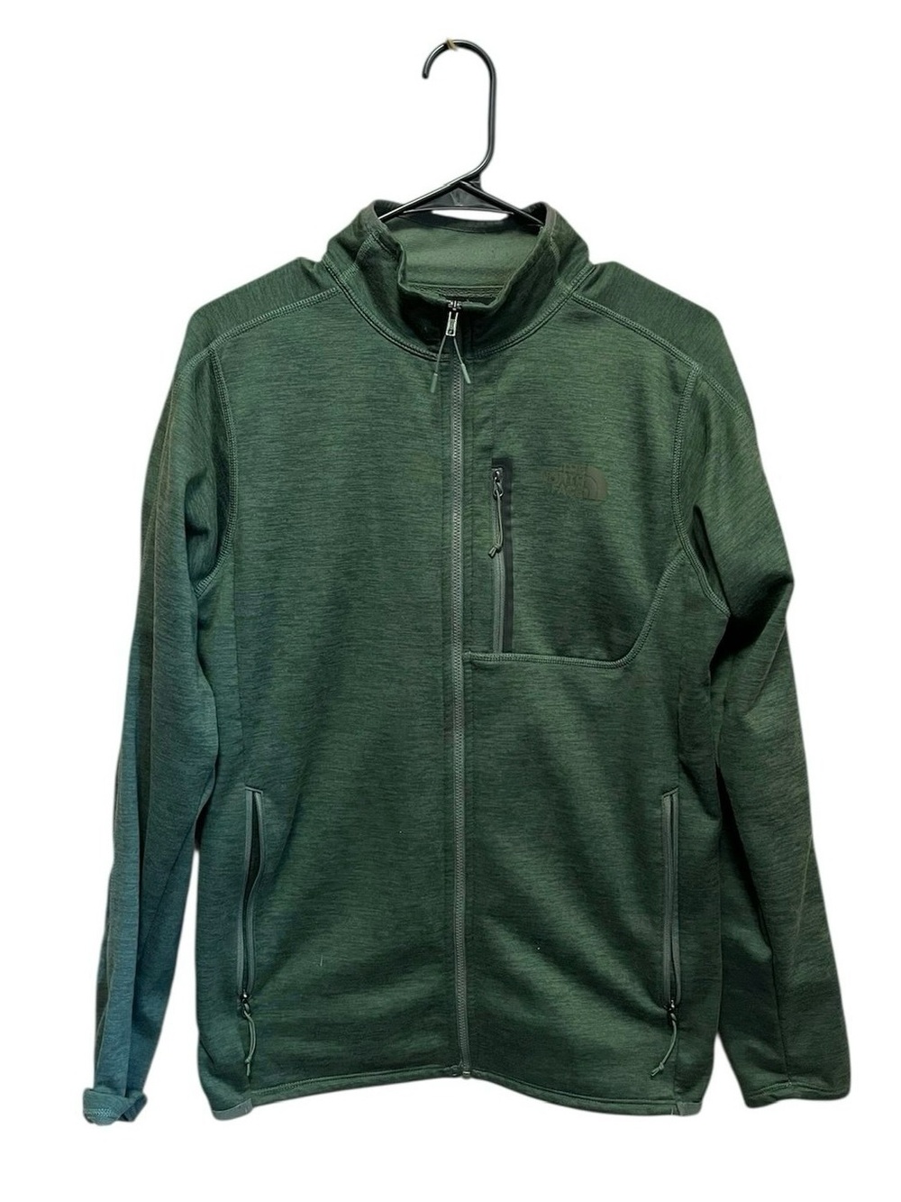The North Face Men's Dark Green Full‑Zip Performance Jacket